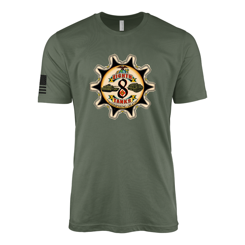 8th Tank Battalion Sailor Jerry Style T-Shirt