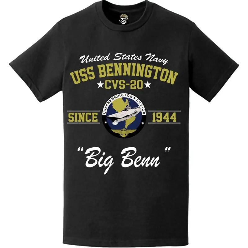 USS Bennington (CVS-20) Since 1944 Motto T-Shirt