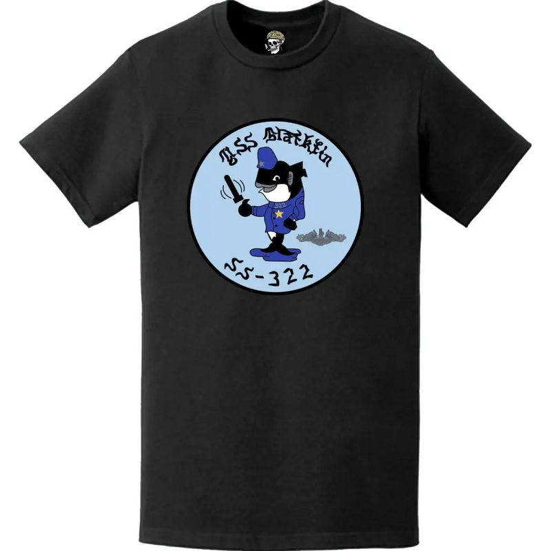 USS Blackfin (SS-322) Logo Crest T-Shirt