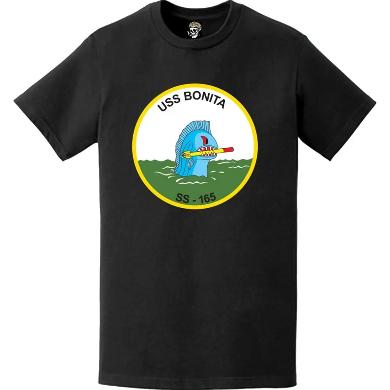 USS Bonita (SS-165) Submarine Logo Emblem Crest T-Shirt