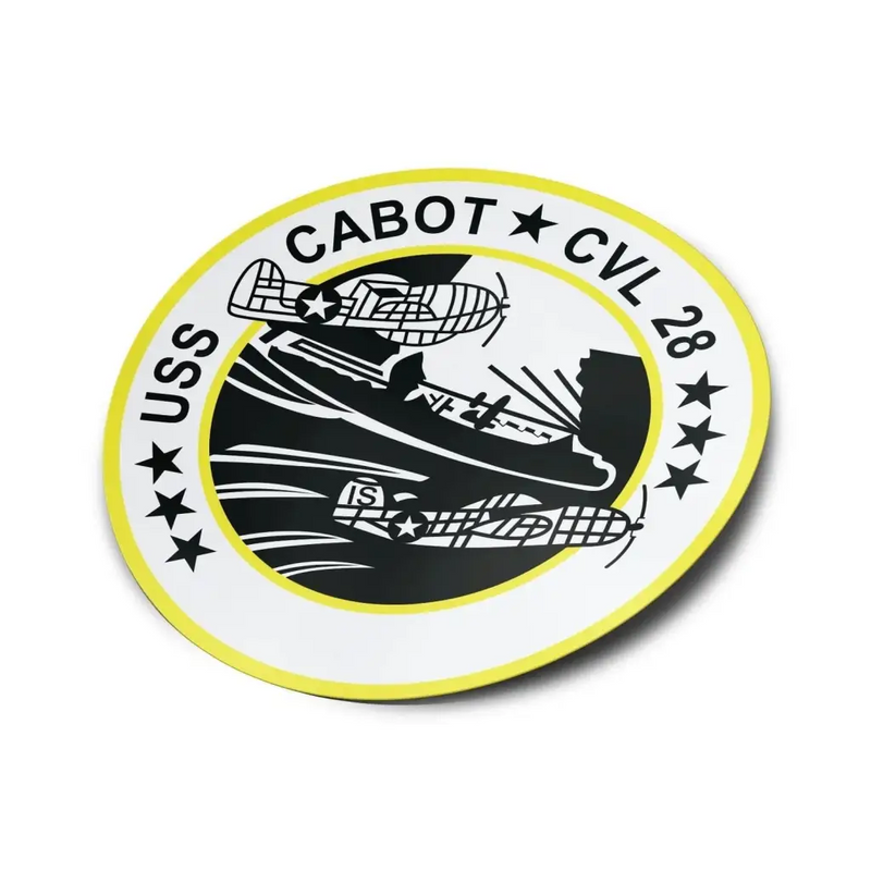 USS Cabot (CVL-28) Die-Cut Vinyl Sticker Decal