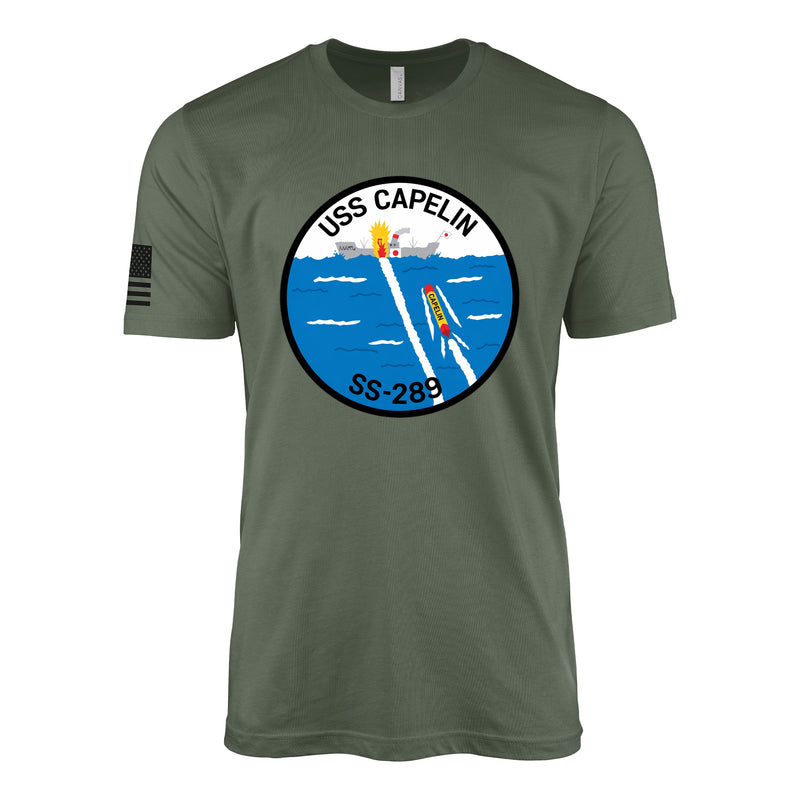 USS Capelin (SS-289) Balao-Class Submarine T-Shirt