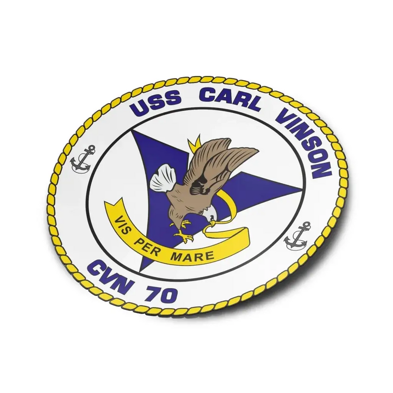 USS Carl Vinson (CVN-70) Die-Cut Vinyl Sticker Decal