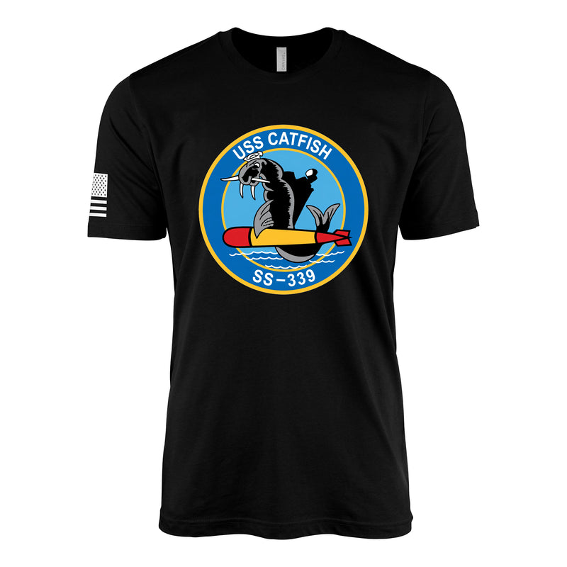 USS Catfish (SS-339) Balao-Class Submarine T-Shirt