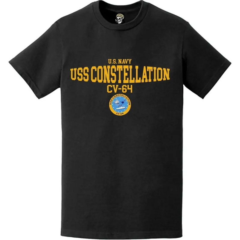 USS Constellation (CV-64) Bulge Emblem T-Shirt