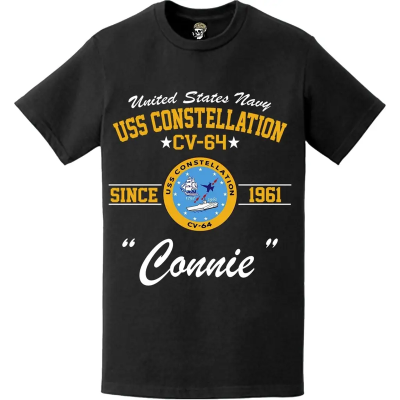 USS Constellation (CV-64) "Connie" Since 1961 Legacy T-Shirt