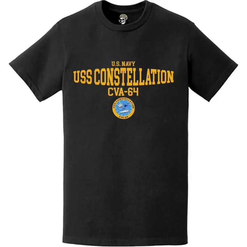 USS Constellation (CVA-64) Bulge Emblem T-Shirt