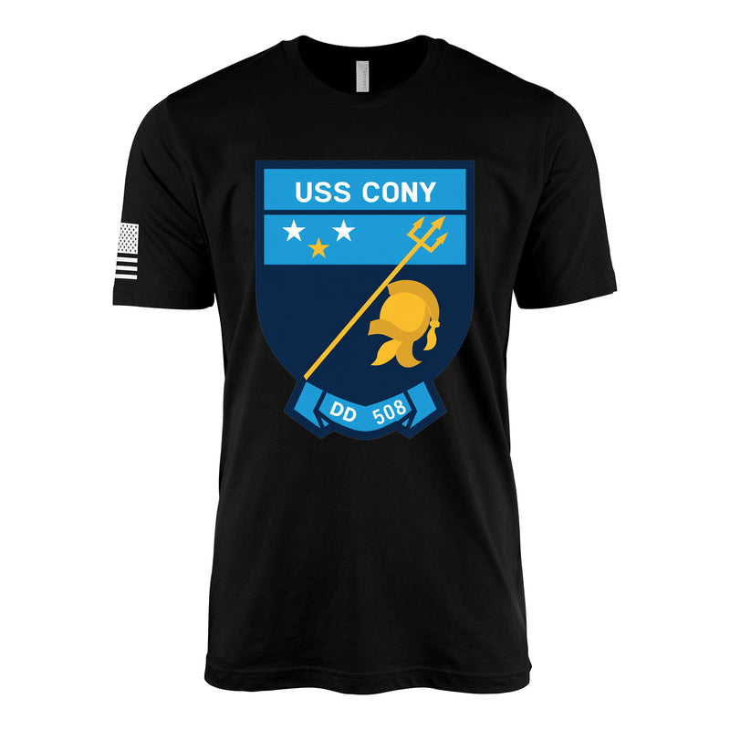USS Cony (DD-508) Fletcher-Class Destroyer T-Shirt