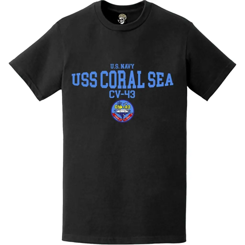 USS Coral Sea (CV-64) Bulge Emblem T-Shirt