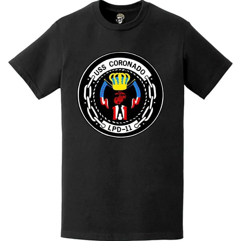 USS Coronado (LPD-11) Ship's Crest Emblem T-Shirt