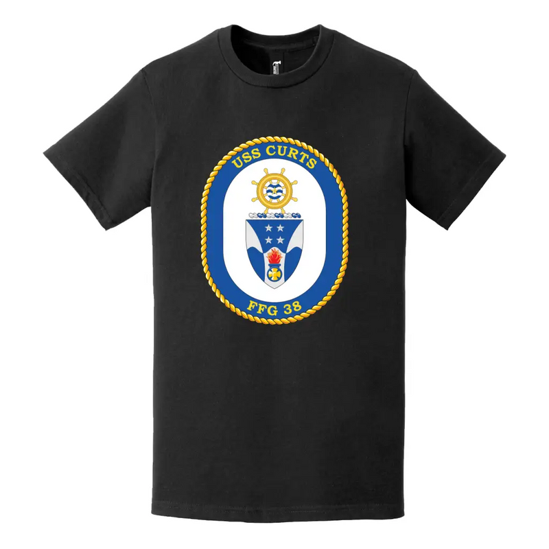 USS Curts (FFG-38) Logo Emblem T-Shirt
