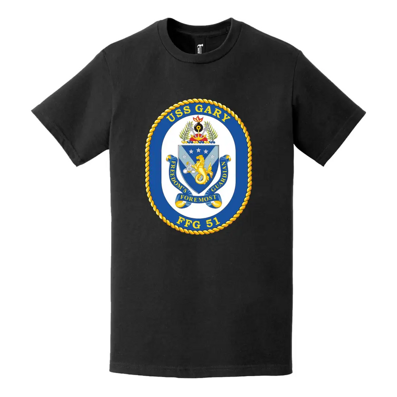 USS Gary (FFG-51) Logo Emblem T-Shirt