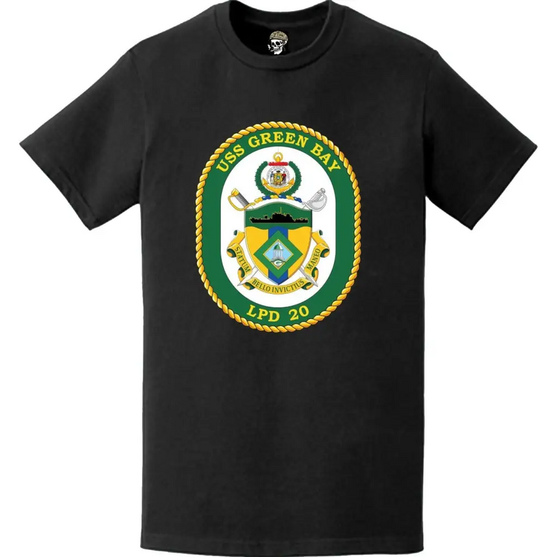 USS Green Bay (LPD-20) Ship's Crest Emblem T-Shirt