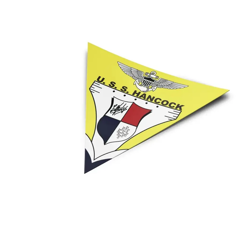 USS Hancock (CV-19) Die-Cut Vinyl Sticker Decal