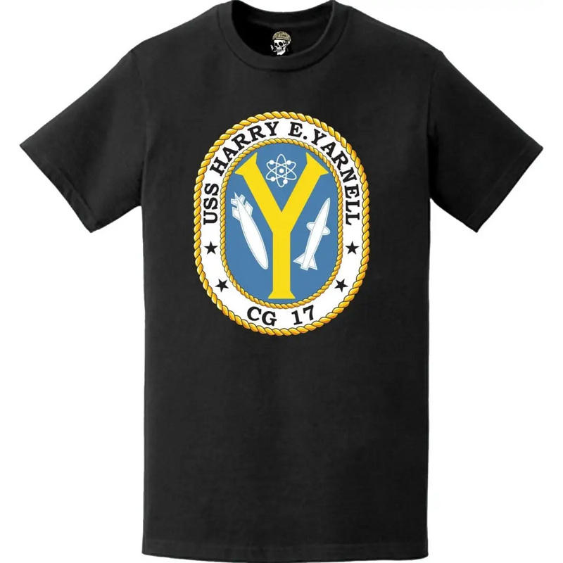 USS Harry E. Yarnell (CG-17) Ship's Crest Logo T-Shirt