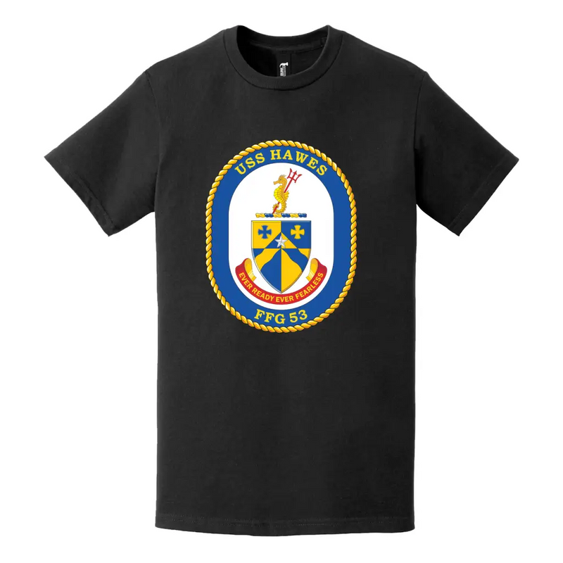 USS Hawes (FFG-53) Logo Emblem T-Shirt