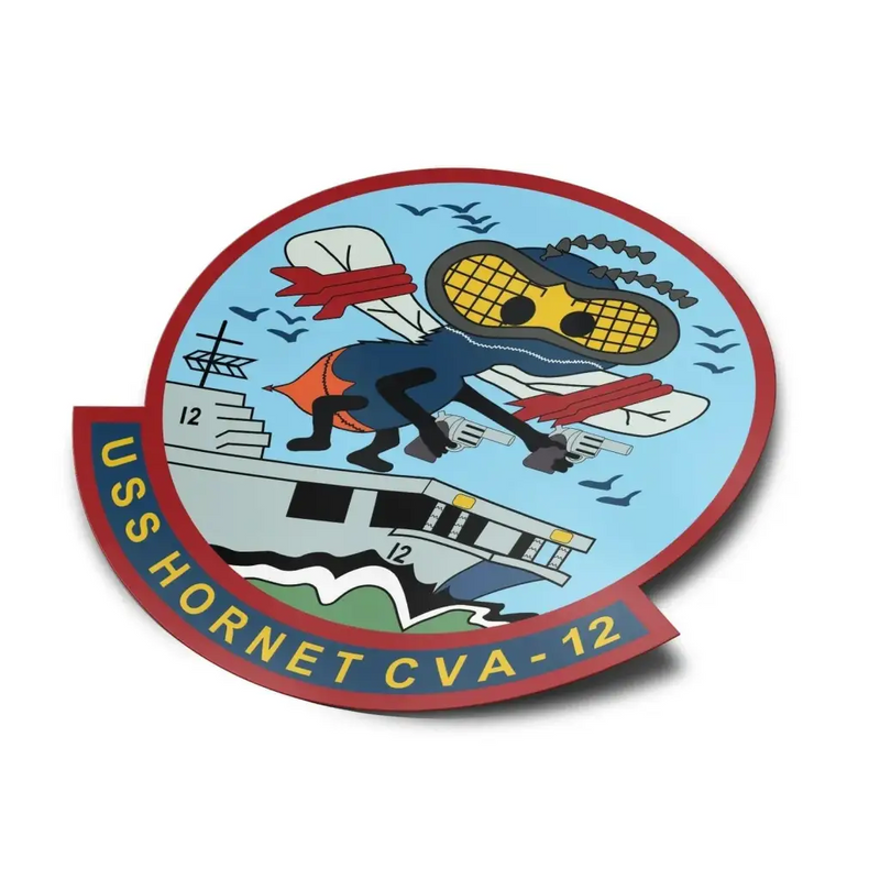 USS Hornet (CVA-12) Die-Cut Vinyl Sticker Decal