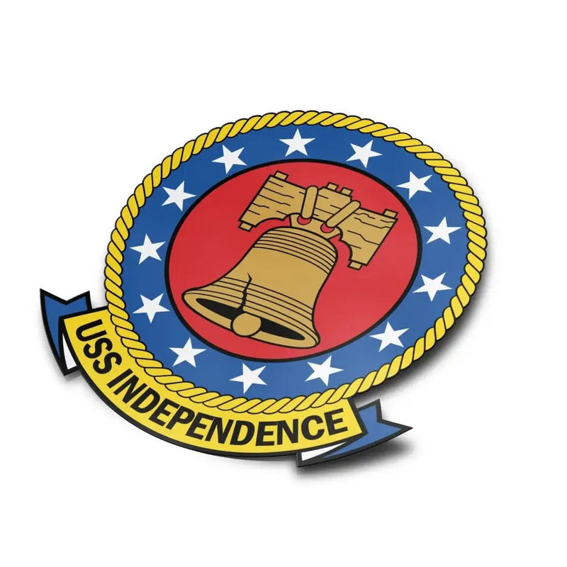 USS Independence (CV-62) Die-Cut Vinyl Sticker Decal