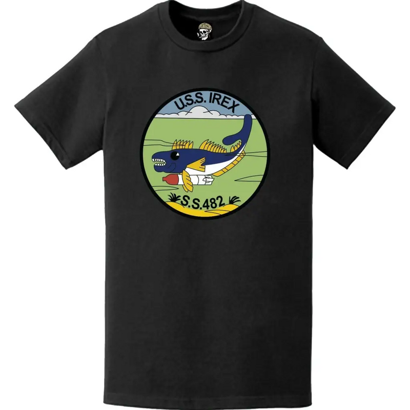 USS Irex (SS-482) Submarine Logo Emblem Crest T-Shirt