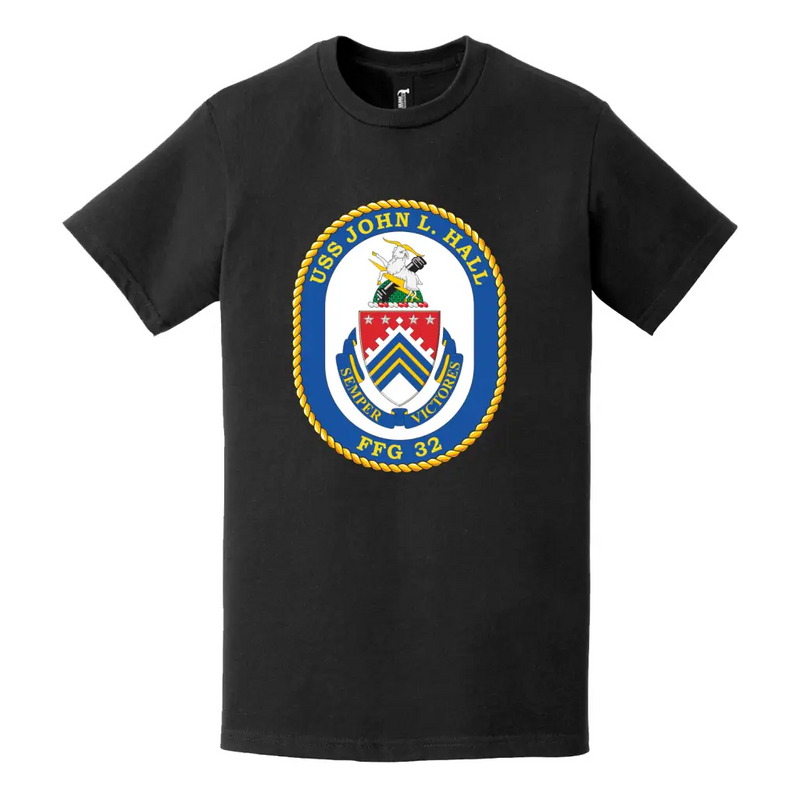 USS John A. Hall (FFG-32) Logo Emblem T-Shirt