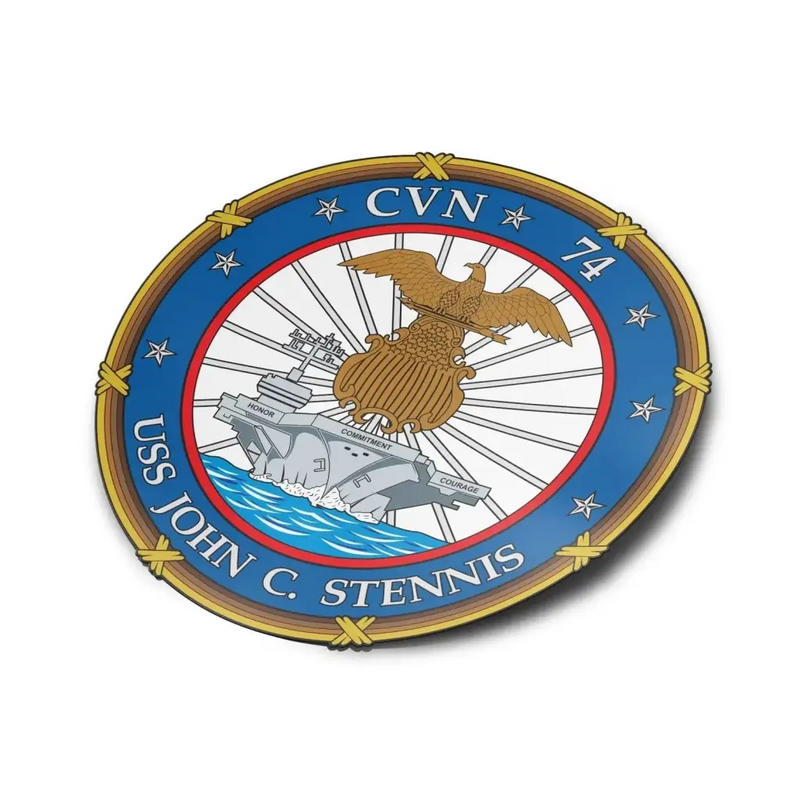 USS John C. Stennis (CVN-74) Die-Cut Vinyl Sticker Decal