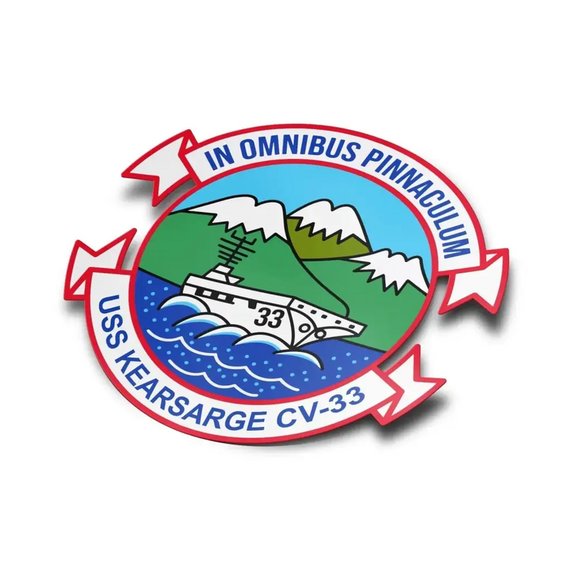USS Kearsarge (CV-33) Die-Cut Vinyl Sticker Decal