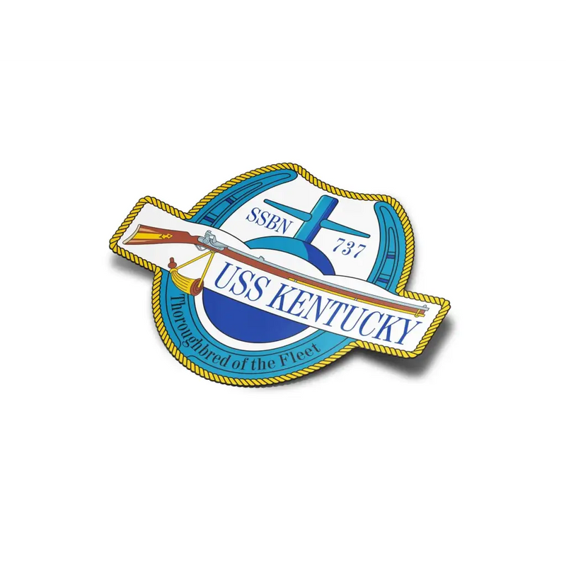 USS Kentucky (SSBN-737) Die-Cut Vinyl Sticker Decal