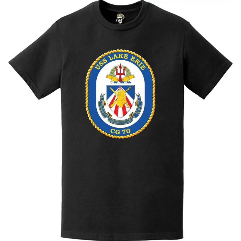 USS Lake Erie (CG-70) Ship's Crest Logo T-Shirt