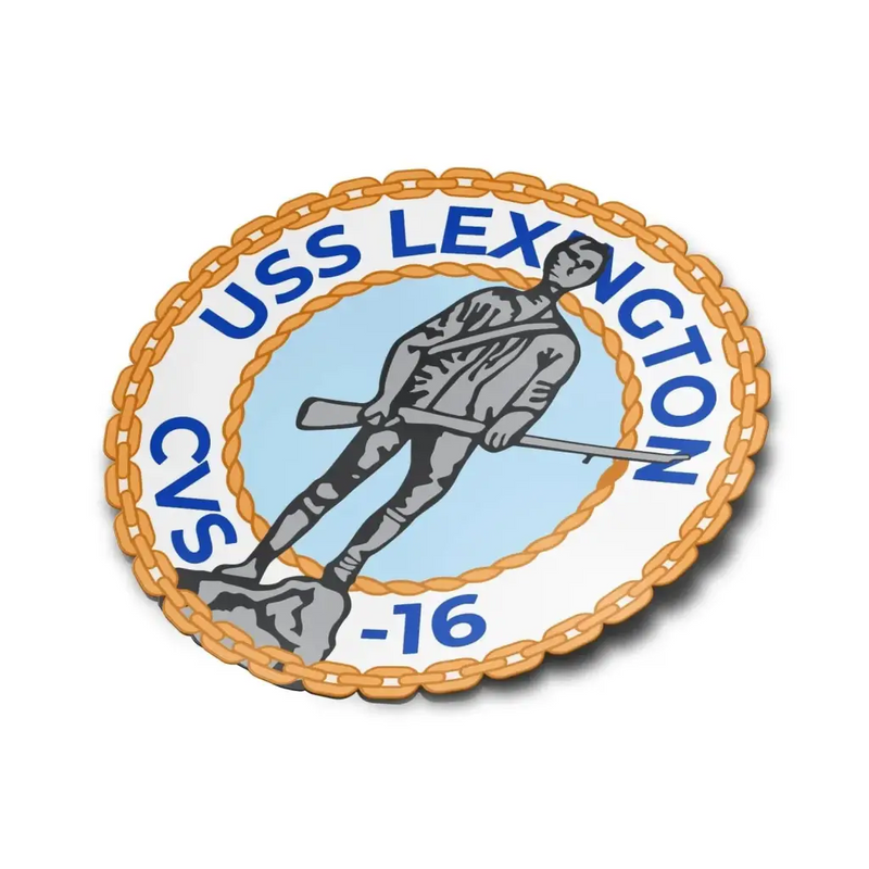 USS Lexington (CVS-16) Die-Cut Vinyl Sticker Decal