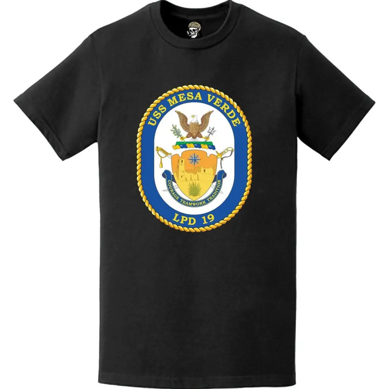 USS Mesa Verde (LPD-19) Ship's Crest Emblem T-Shirt
