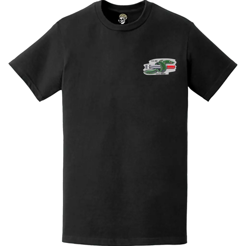 USS Moray (SS-300) Submarine Left Chest Logo Emblem T-Shirt