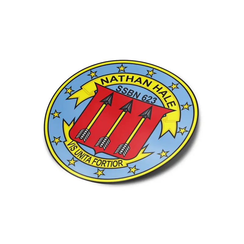 USS Nathan Hale (SSBN-623) Die-Cut Vinyl Sticker Decal