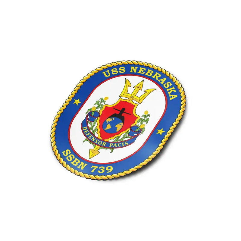 USS Nebraska (SSBN-641) Die-Cut Vinyl Sticker Decal