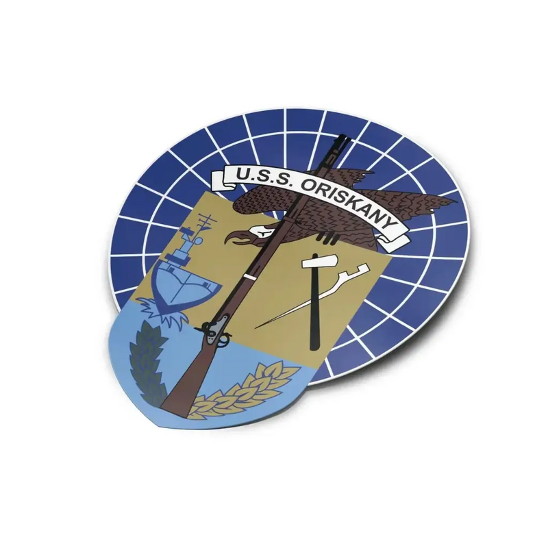 USS Oriskany (CV-34) Die-Cut Vinyl Sticker Decal
