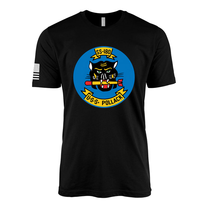 USS Pollack (SS-180) Porpoise-Class Submarine T-Shirt