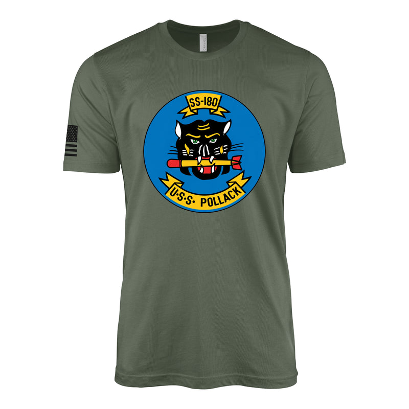 USS Pollack (SS-180) Porpoise-Class Submarine T-Shirt