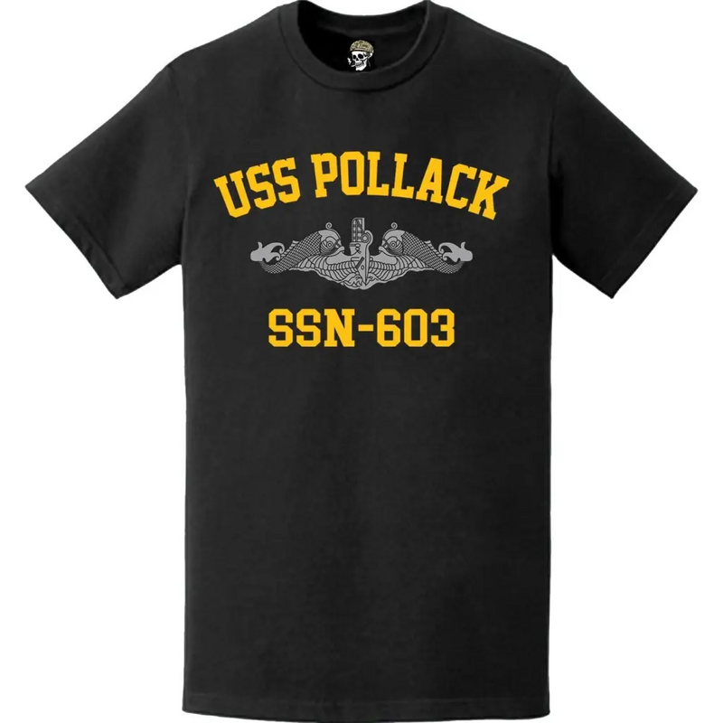 USS Pollack (SSN-603) Submarine T-Shirt