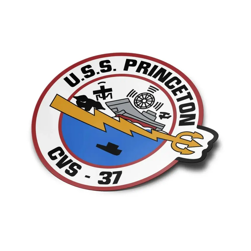 USS Princeton (CVS-37) Die-Cut Vinyl Sticker Decal