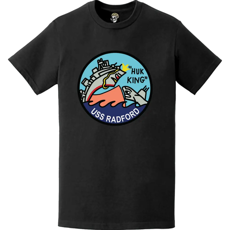 USS Radford (DD-446) Ship's Crest Logo T-Shirt