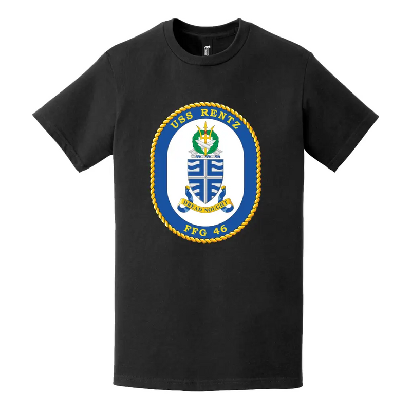 USS Rentz (FFG-46) Logo Emblem T-Shirt