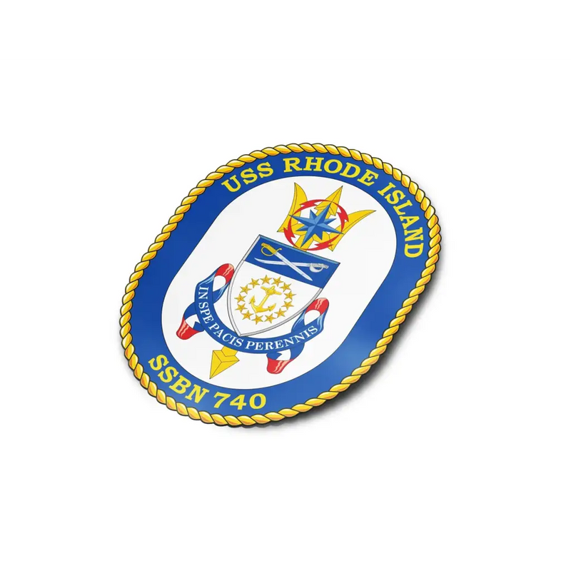 USS Rhode Island (SSBN-740) Die-Cut Vinyl Sticker Decal