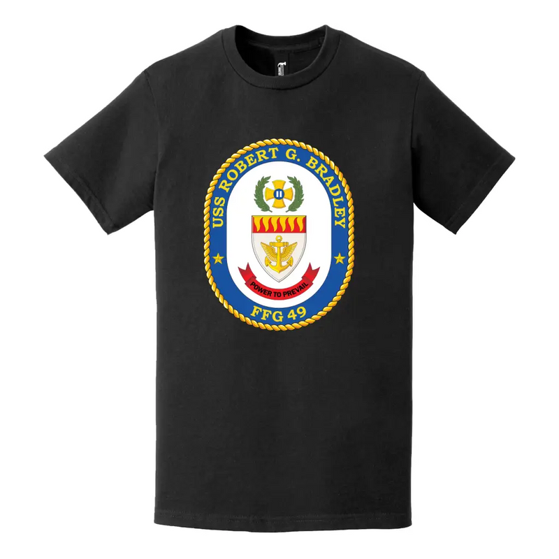 USS Robert G. Bradley (FFG-49) Logo Emblem T-Shirt