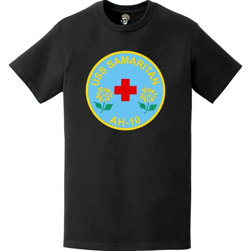 USS Samaritan (AH-10) Ship's Crest Emblem T-Shirt