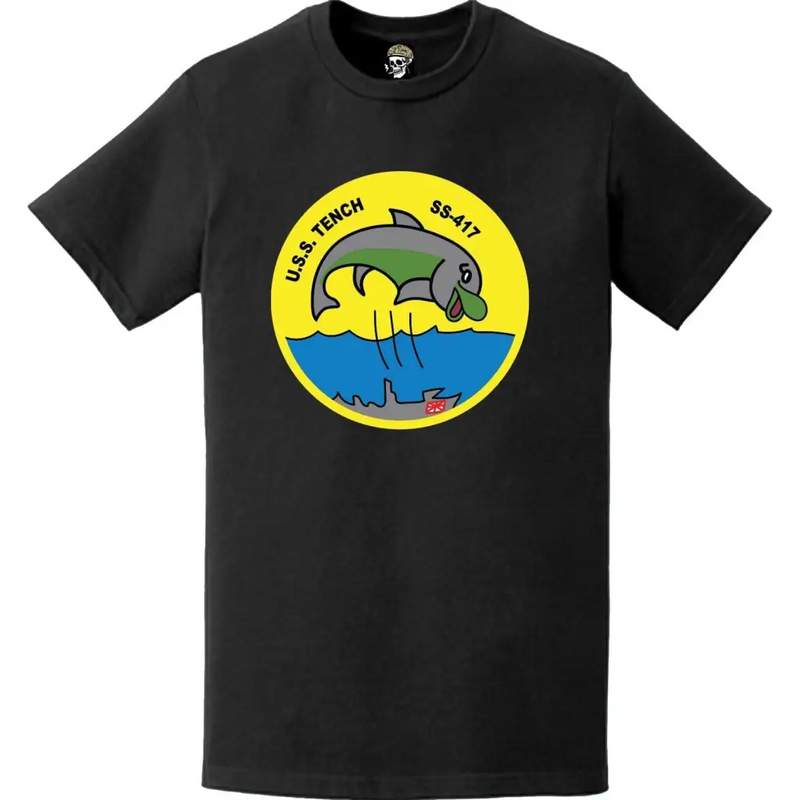 USS Tench (SS-417) Submarine Logo Emblem Crest T-Shirt