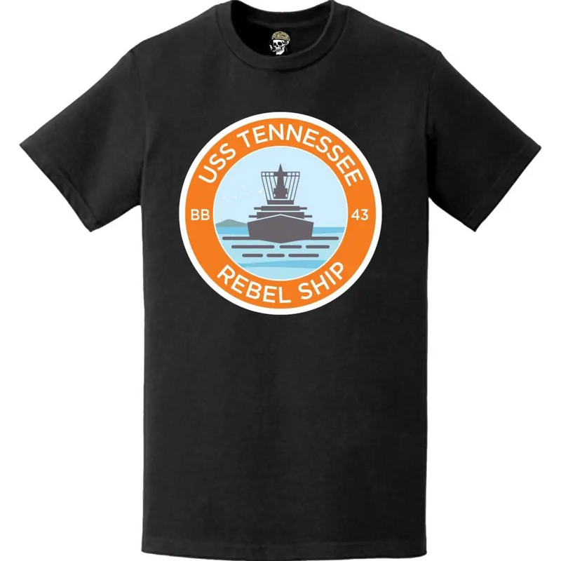 USS Tennessee (BB-43) Battleship Logo Emblem T-Shirt