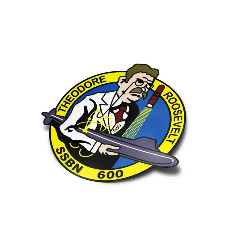 USS Theodore Roosevelt (SSBN-600) Die-Cut Vinyl Sticker Decal