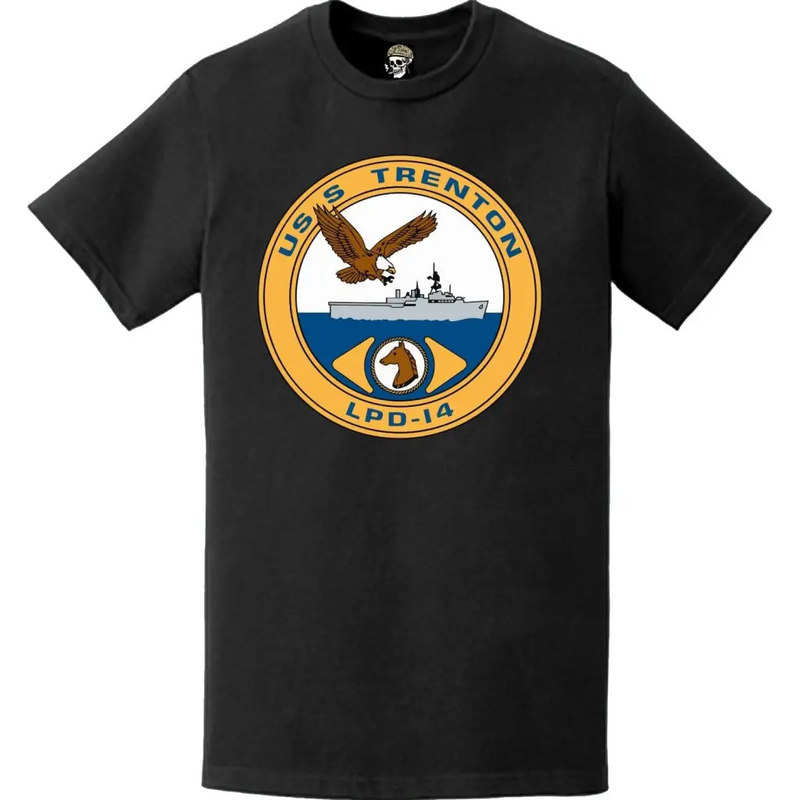 USS Trenton (LPD-14) Ship's Crest Emblem T-Shirt