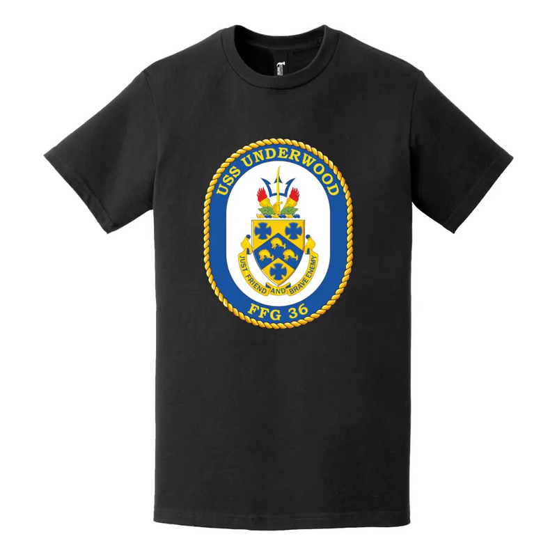 USS Underwood (FFG-36) Logo Emblem T-Shirt