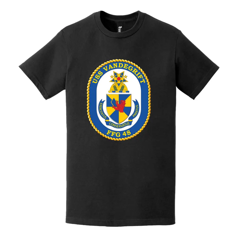 USS Vandergrift (FFG-48) Logo Emblem T-Shirt
