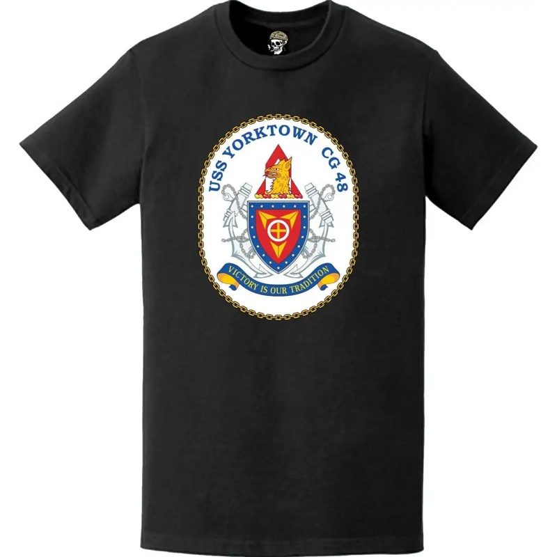 USS Yorktown (CG-48) Ship's Crest Logo T-Shirt